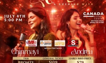 Soul & Fire – A Musical evening with Chinmayi Sripada & Andrea Jeremiah
