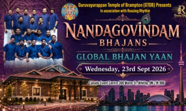 Protected: NANDAGOVINDAM BHAJANS TORONTO 2026 – SEPT 23 – WEDNEDSAY